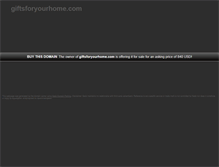 Tablet Screenshot of giftsforyourhome.com